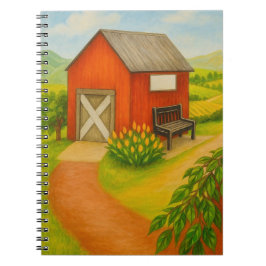 Caderno Espiral Retirement Notebook | Red Shed Garden Path
