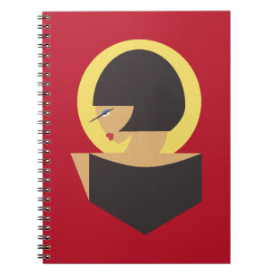 Caderno Espiral retrato Bauhaus