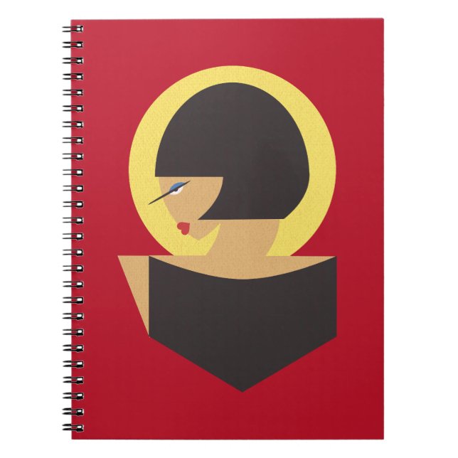 Caderno Espiral retrato Bauhaus (Frente)