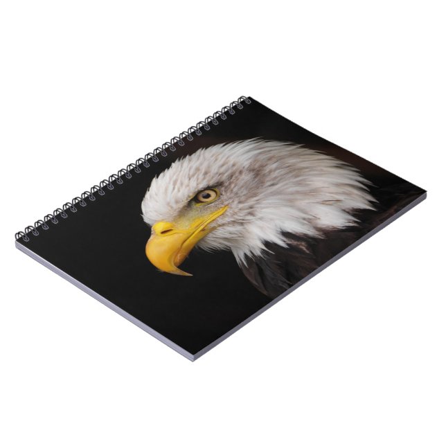 Caderno Espiral Retrato da águia (Left Side)