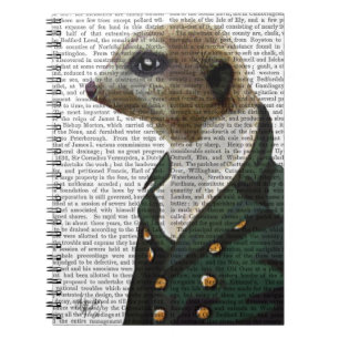Caderno Espiral Retrato Dandy Meerkat