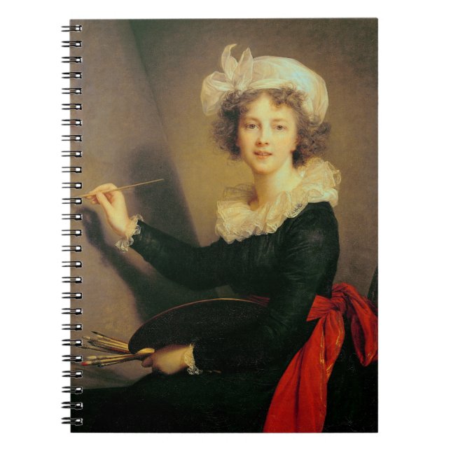 Caderno Espiral Retrato de auto, 1790 (óleo em canvas) (Frente)