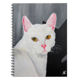 Caderno Espiral Retrato de Blanca Pintura de Alfred Fox