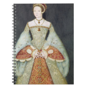 Caderno Espiral Retrato de Catherine Parr (1512-48), 1545 (cor