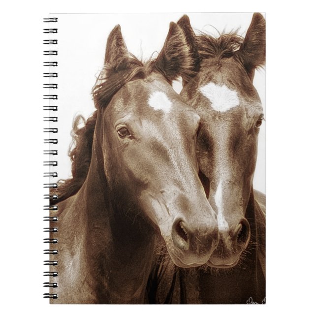 Caderno Espiral Retrato de Cavalo III (Frente)