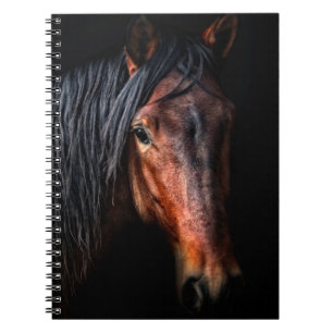 Caderno Espiral Retrato de Cavalo VII