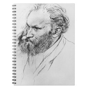 Caderno Espiral Retrato de Edgar Degas de Edouard Manet