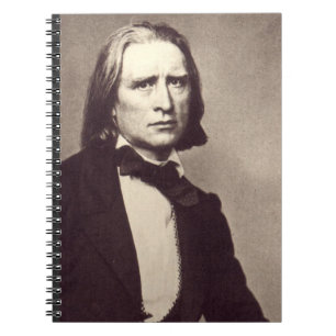 Caderno Espiral Retrato de Franz Liszt