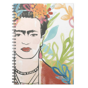 Caderno Espiral Retrato de Frida Kahlo