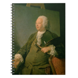 Caderno Espiral Retrato de Jean-Baptiste Oudry (1686-1755) c.1753
