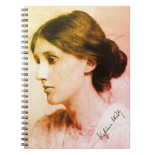 Caderno Espiral Retrato de Virginia Woolf (1902)