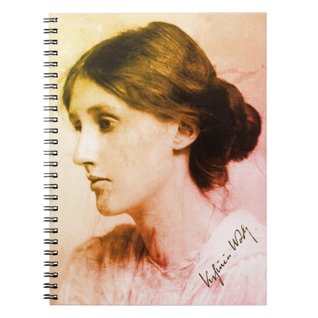 Caderno Espiral Retrato de Virginia Woolf (1902) (Frente)
