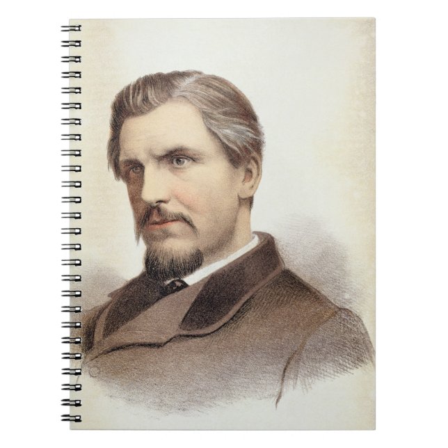 Caderno Espiral Retrato do capitão James Augustus Grant (1827-87) (Frente)