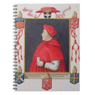 Caderno Espiral Retrato do cardeal a de Thomas Wolsey