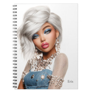 Caderno Espiral Retrato Editorial Eris Monei – personalizado