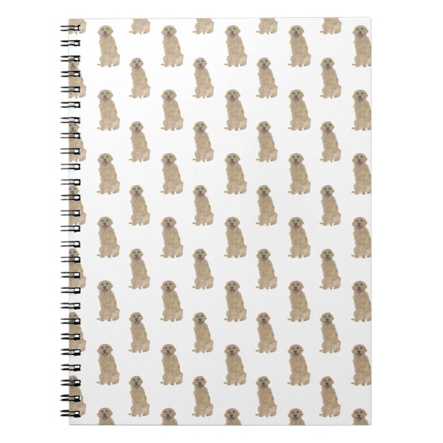 Caderno Espiral Retriever de ouro (Frente)