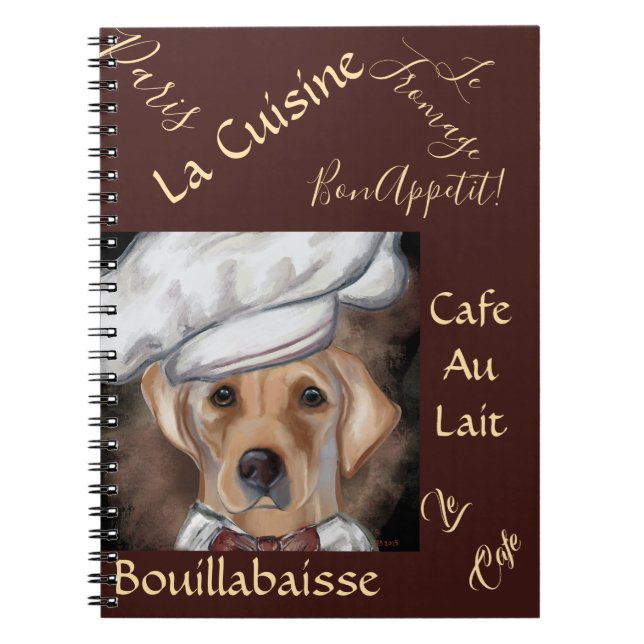 Caderno Espiral Retriever Labrador (Frente)