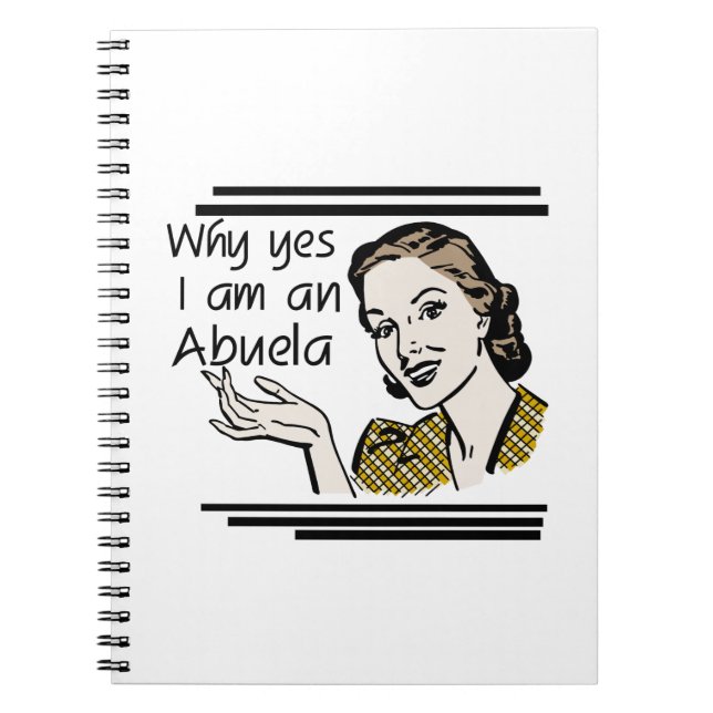 Caderno Espiral Retro Abuela Gits (Frente)