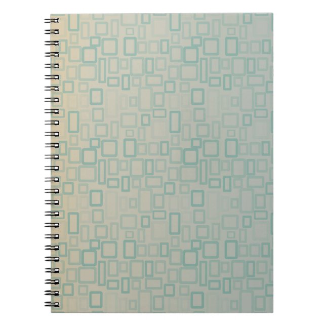 Caderno Espiral Retro Aqua (Frente)