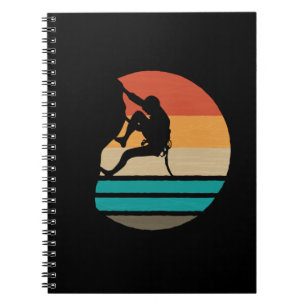 Caderno Espiral Retro de Escala de Rock