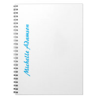 Retro Elegante Simples Azul Céu Branco