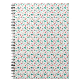 Caderno Espiral Retro Estrela Explosiva Atômica & Átomos Orbitais
