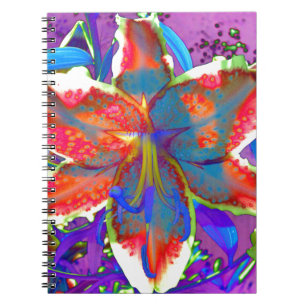 Caderno Espiral Retro Lily