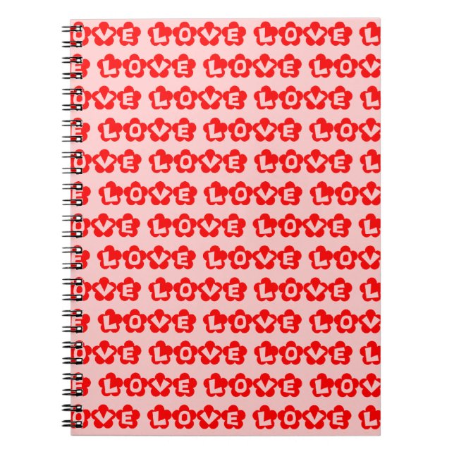 CADERNO ESPIRAL RETRO LOVE (Frente)