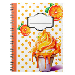 Caderno Espiral Retro Orange Sherbet