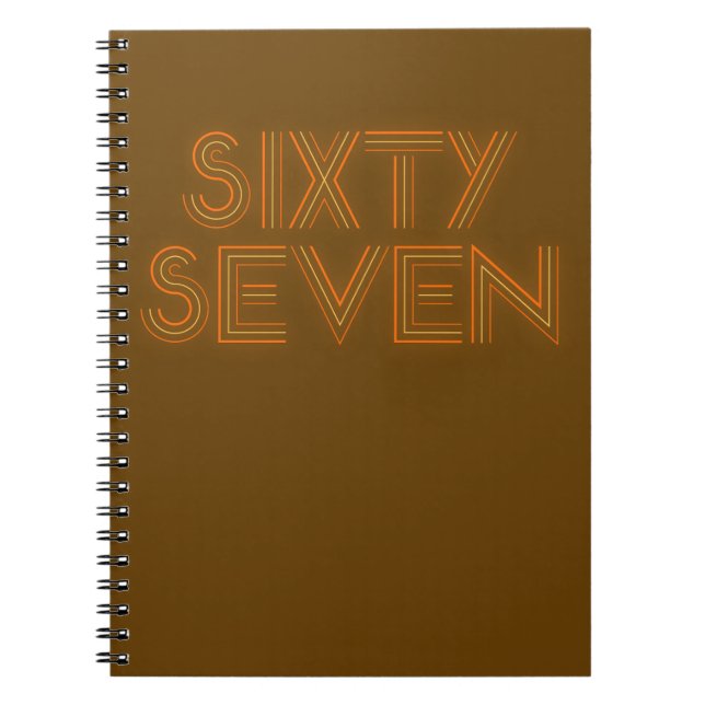 Caderno Espiral Retro Style 67 (Frente)