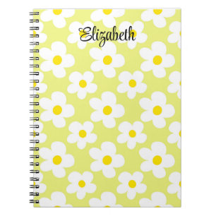 Caderno Espiral Retroró amarelo-bonito jorra o registro em branco