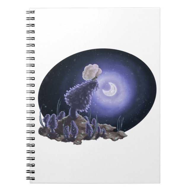 Caderno Espiral Reunião à Lua (Frente)