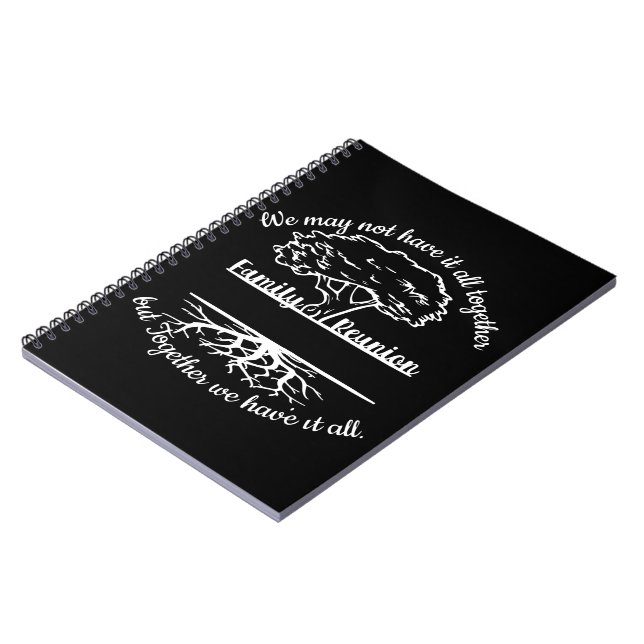 Caderno Espiral Reunião da Família Talvez não tenhamos tudo (Left Side)