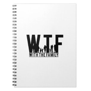 Caderno Espiral reunião de família com a WTF