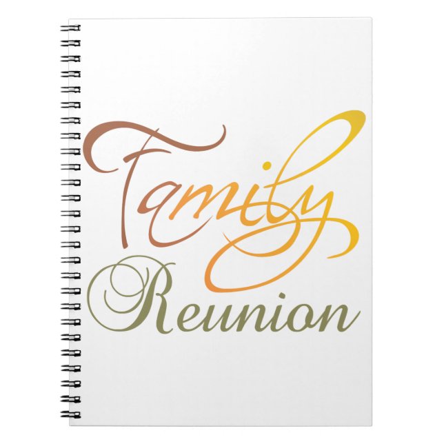 Caderno Espiral Reunião Familiar (Frente)