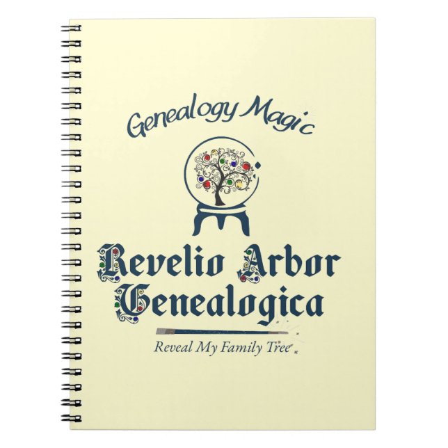 Caderno Espiral Revelar Minha Árvore Genealógica (Frente)