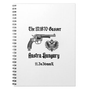 Caderno Espiral Revisor Gasser M1870 da Áustria
