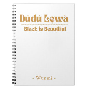 Caderno Espiral Revista Black Is Beautiful — Presente para Ela