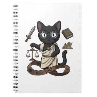 Caderno Espiral Revista da Faculdade de Direito Lady Justice Black