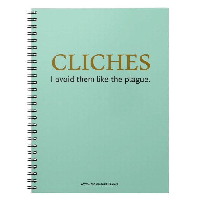Caderno Espiral Revista de Clichês (Frente)