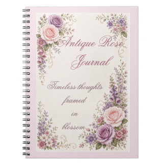 Caderno Espiral Revista de Rosa Antiga