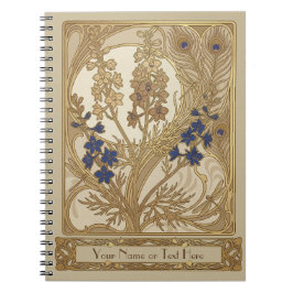 Caderno Espiral Revista Esporão de Lagarto Art Nouveau Vintage