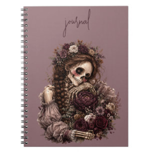 Caderno Espiral Revista Esqueleto Botânico