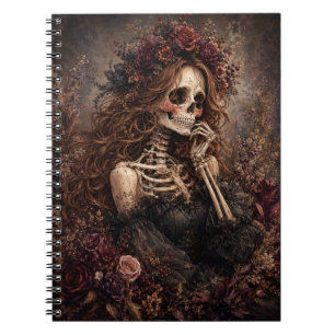 Caderno Espiral Revista Esqueleto Botânico