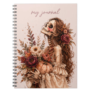 Caderno Espiral Revista Esqueleto Botânico