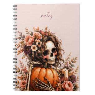 Caderno Espiral Revista Esqueleto Botânico
