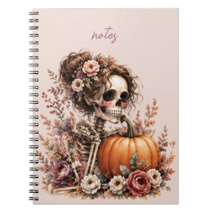 Caderno Espiral Revista Esqueleto Botânico