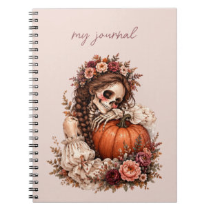 Caderno Espiral Revista Esqueleto Botânico