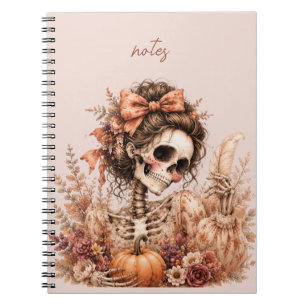 Caderno Espiral Revista Esqueleto Botânico