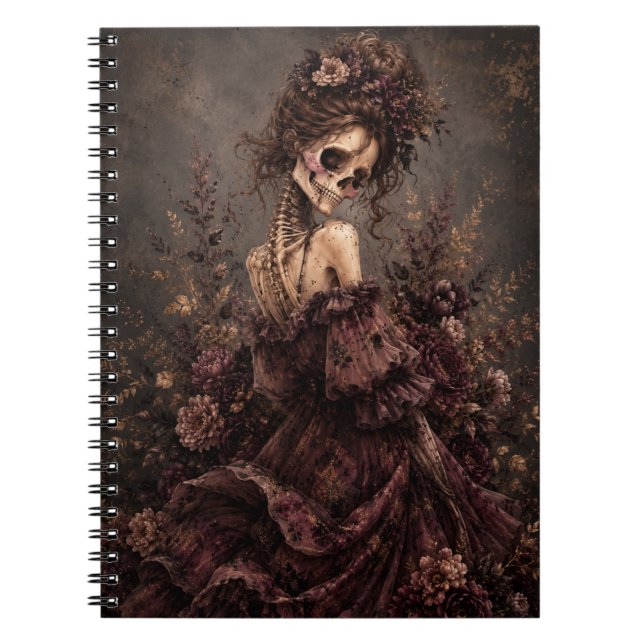 Caderno Espiral Revista Esqueleto Botânico (Frente)